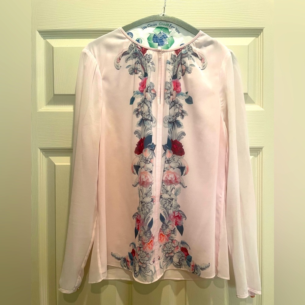 Ted Baker Sheer Floral Top
